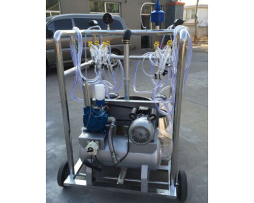 移动式4位带清洗羊专用挤奶机